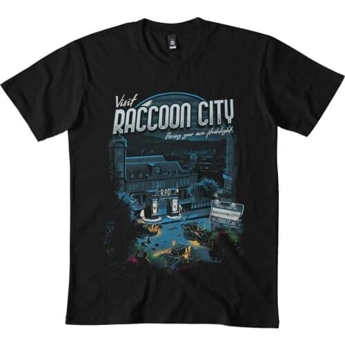 Visit Raccoon City DMN T-Shirt Hoodie Gift Black