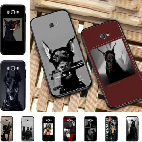 YNDFCNB Doberman animal dog Phone Case for Samsung J 4 5 6 7 8 prime plus 2018 2017 2016 J7 core
