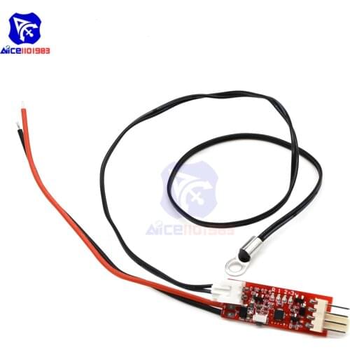 Diymore 4 Wire PWM PC CPU Fan Temperature Speed Controller Governor Automatic Shutdown Module with Sensor Probe DC 12V