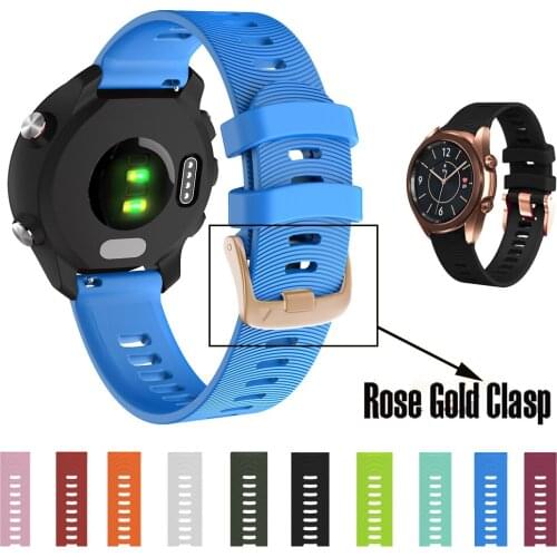 Colorful Soft Silicone Replacement Strap 20mm for samsung galaxy watch 3 41mm Smart wristband for galaxy watch 3 41mm Watchband