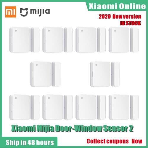 2020new Xiaomi Mijia Door Window Sensor 2 Intelligent Mini Door Sensor Pocket Size Smart Home Automatic Control For Mi home app