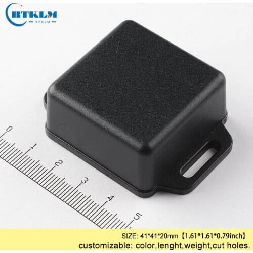 Wall mounting small plastic electronics enclosure 41*41*20mm injected molding project case IP54 ABS plastic enclosures DIY box