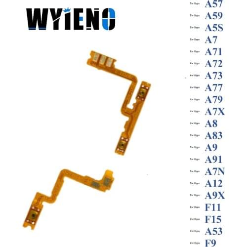 For Oppo A57 A59 A5S A7 A71 A72 A73 A77 A79 A7X A8 A83 A9 A91 A7N A12 Power On Off + Volume Up Down Buttons Flex Cable Ribbon
