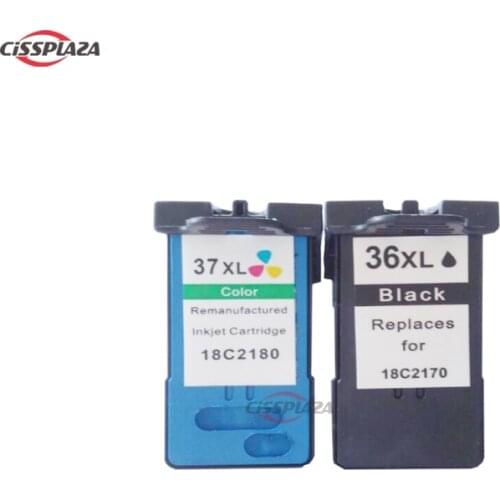 CISSPLAZA Compatible for Lexmark 36 37 Ink Cartridges For lexmark X3650 X4650 X5650 X5650es X6650 X6675 Z2420 printer