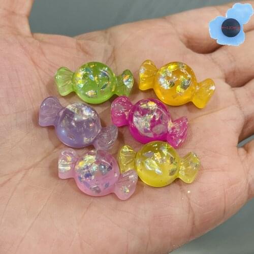 New 1Pcs Resin Candy Shoe Charms Decorations Shoe Accessories Fit Wristband Croc Jibz Bracelet Backpack Adult Party Present