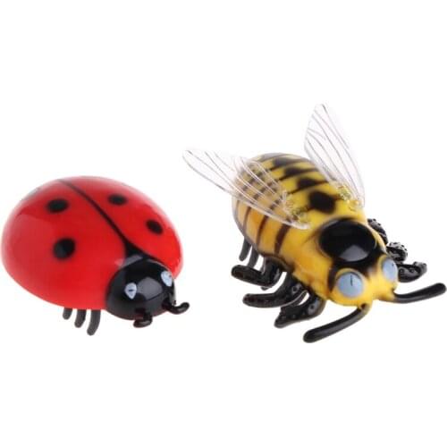 New Mini Electric Dog Cat Pet Toy Teaser Interactive Pet Beetle Cicada Auto Electric Walking Insect Toys Supplies Cat Toys