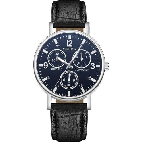 Creative PU Leather Belt Quartz Watches Mens Watches Wholesale Women Watches Gift