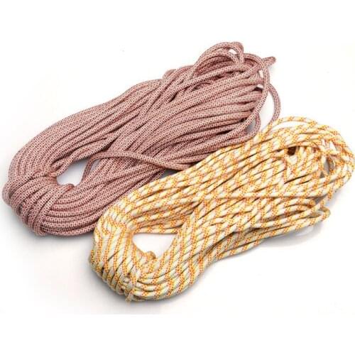 P324-8mm free shipping Outdoor Auxiliary Emergency Rope Catch Knot Rope Mountaineering Bundle Tent Wind Rope Clothes Rope