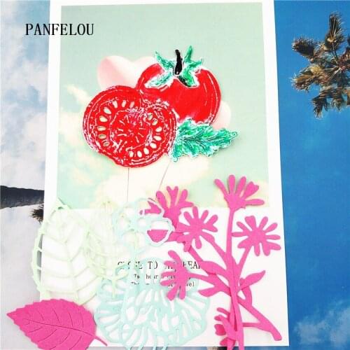 PANFELOU Thanksgiving Day tomatoes Scrapbooking DIY Halloween Embossing mould card paper die Metal cuts dies cutting
