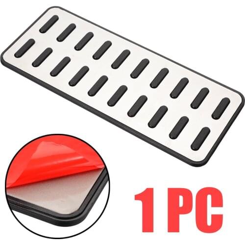 1pc Alloy Footrest Foot Rest Pedal Cover Aluminum Alloy PVC Universal For Hyundai Elantra i30 For KIA Optima K5 Accessories