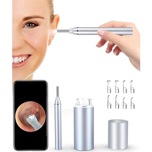 Professional Otoscope Ear Pick Cleaner Exam Endoscope WiFi Otoscopio Digital Hard Ear Wax Removal Doctor at Home for Humans Dog