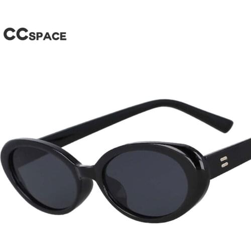53130 Cat Eye Oval Punk Sunglasses Women Vintage Luxury Brand Designer Sun Glasses for Female Uv400 Eyewear Shades