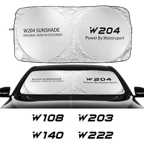 Car Windshield Sun Shade Cover For Mercedes W203 W204 W205 W211 W212 W213 W124 W176 W108 W126 W140 Accessories Anti UV Reflector