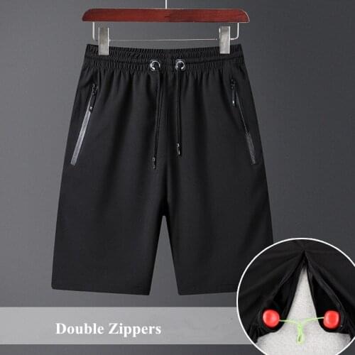Outdoor Sex Pants For Men Zippers Open Croch Shorts Thin 2021 New Summer Fashion Male Trousers Quick Dry Sexy Shorts Oversize