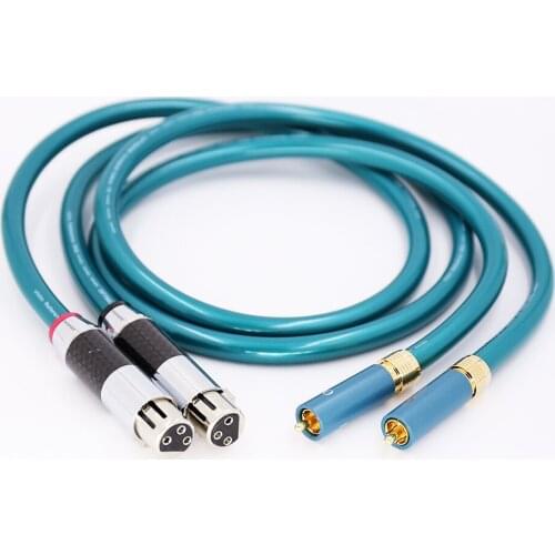 1 pairHigh Quality Ortofon Hifi XLR Female to RCA Male Cable High Purity OCC Hifi 2 Rca to 2 Xlr Cable