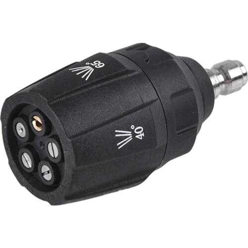 5 in 1 Nozzle High Pressure Washer Nozzle 1/4 Inch Quick Connect Washer Tools Adapter for Pressure Washer Gun Car Cleaning Tool