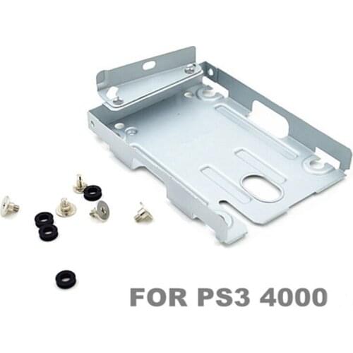 Aipinchun Hard Disk Drive Bays Base Tray HDD Mounting Bracket Support for Sony Playstation 3 PS3 Slim 4000 With Screws