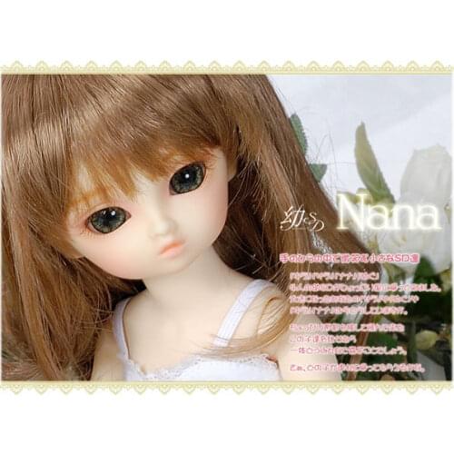 Free shipping Free makeup&eyes! Top quality 1/6 bjd doll toy little NANA mini cute girl baby model Brinquedos Hobbies BestGift