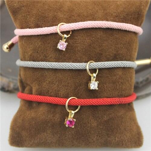 10pcs/lot New design colorful cz bracelet,plated small cube cubic zircon component,popular bracelet cheap wholesale