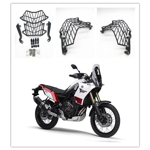 Quick release aluminum headlight guard for Yamaha TENERE 700