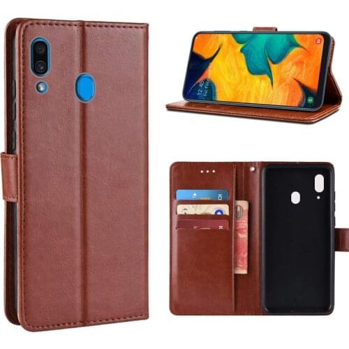 For Samsung Galaxy A30 Case Samsung A30 Case Flip PU Leather Phone Case For Samsung Galaxy A30 A305F A305 A 30 A10 A50 A505FN