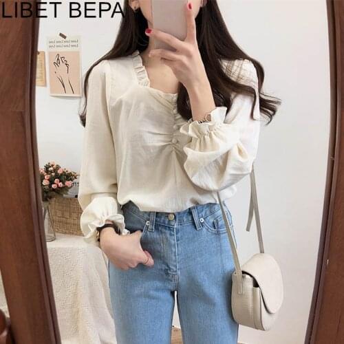 Блузки на пуговицах Colorfaith China At AliExpress