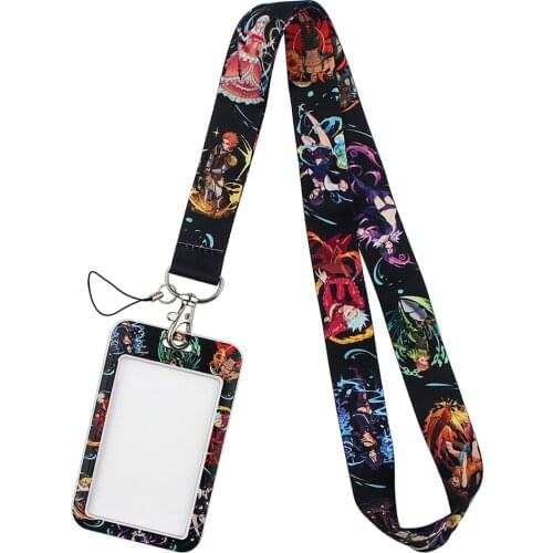 DZ1572 The Seven Deadly Sins Key lanyard Personalise ID Card Pass Gym Mobile Phone Key Ring Badge Holder Key Chain Jewelry