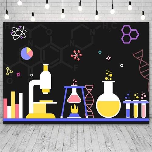 Avezano Photo Backdrops Birthday Party Science Lab Laboratory Invitation Mad Scientist Boys Photography Backgrounds Photo Studio