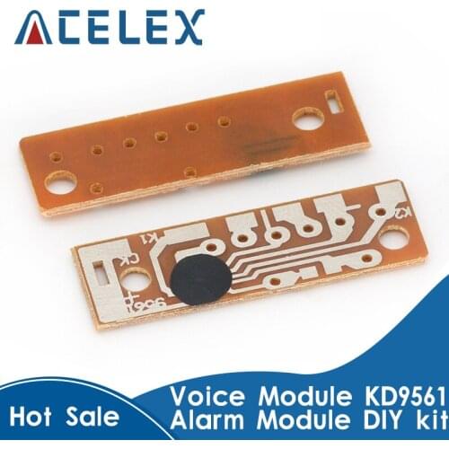 Voice Module KD9561 CK9561 Alarm Module 4 Kind of Sound DIY Kit VCC GND