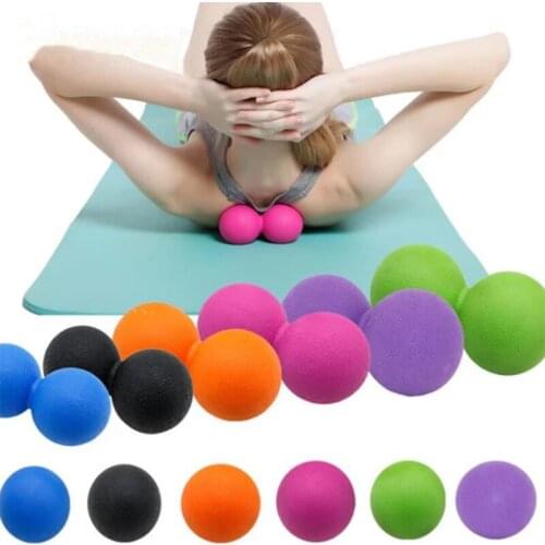 Hot Selling Round and Peanut Shape Soft TPE Gel Deep Muscle Relaxation Fascia Acupoint Massage Therapy Fitness Ball