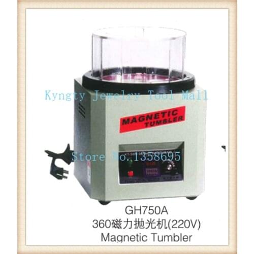 Jewellery making Magnetic tumbler Jewelry Polisher Super Finishing Machine 220V surface rotary polishing tumbler