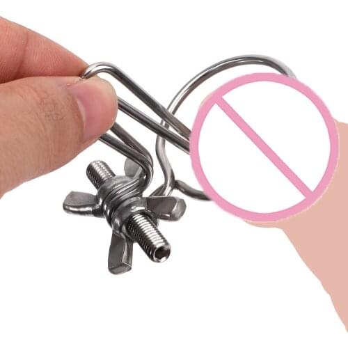 Catheters Sounds Penis Stimulator Irritation Stainless Steel Adjustable Penis Plug Urethral Dilators Sex Toys for Men Gay