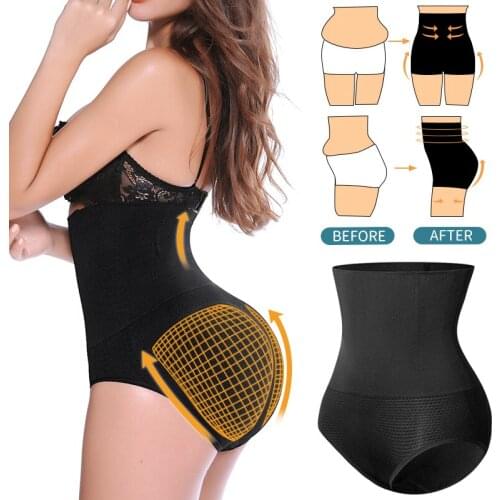 High Waist Shapewear Butt Lifter Hip Pads Booty Enhancer Waist Trainer Body Shaper Tummy Slimming Sheath Padded Panties Shorts