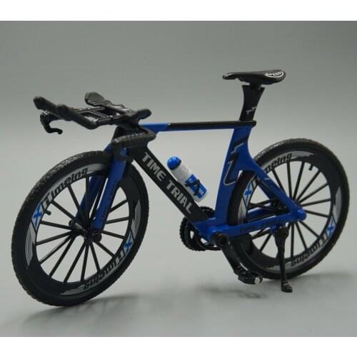 1:10 Diecast Bicycle Model Toys T.T Time Trial Racing Bike For Collection And Gifts