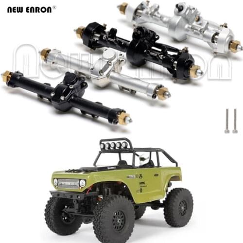 AXI31609 AXI31610 Full Alloy Casting Front Rear Straight Complete Axle for RC Car Crawler Truck 1/24 Axial SCX24 90081 C10 B-17