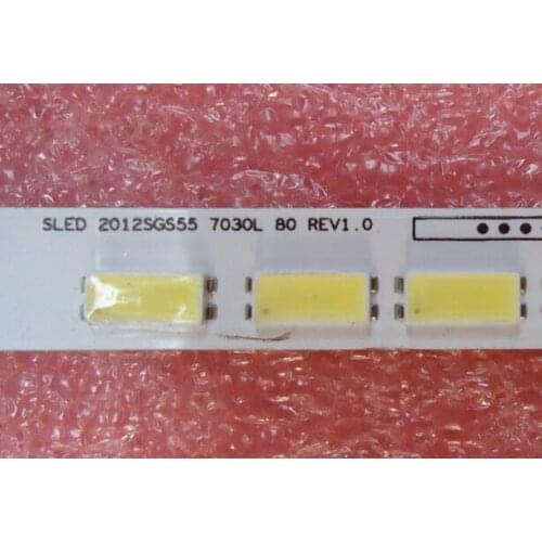 LJ64-03479A LED backlight SLED 2012SG555 7030L lamp 1pcs=80lcd 676mm