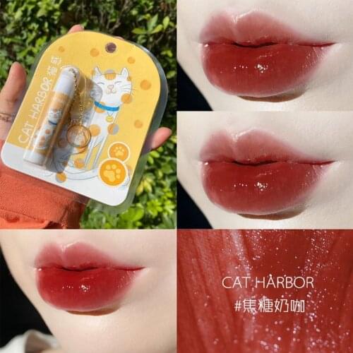 Cute Moisturizing lipstick cherry brown red colors long lasting waterproof makeup strawberry smooth matte lipstick AC278