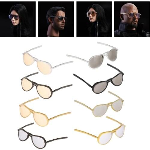1/6 Scale Fashion Round Sunglasses for 12inches Action Figures Costume