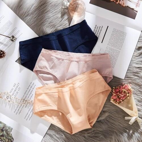 Cotton Underwear Women Panties Female Underpants Sexy Panties for Women Briefs Underwear Plus Size Pantys Lingerie 3PCS/Set