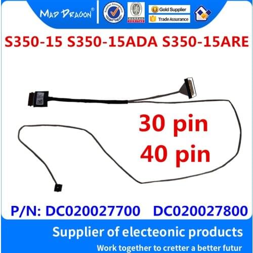 New Original Lcd LVDS EDP Cable For Lenovo S350-15 S350-15ADA S350-15ARE S350-15IML DC020027700 touch LCD EDP Cable DC020027800