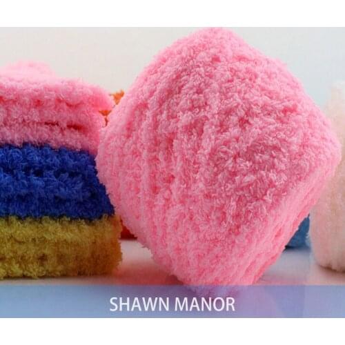 Hand Knitting Soft Warm Coral Fleece Yarn For Baby Clothes/Scarf/Sweater/Hat 500g=5Balls