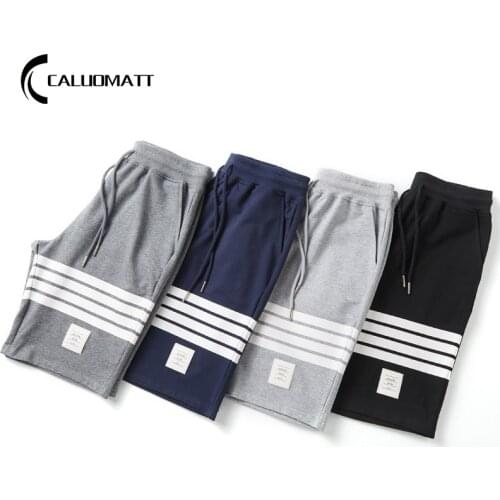 Fashion Summer Drawstring Beach Shorts Men 2021 Casual Breathable Sportswear Short Pants Men Jogger Fitness Cotton Loose Shorts