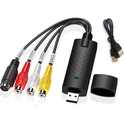 VHS Audio Capture S-video USB Capture USB VHS To DVD Audio Video Converter Capture Full Scart Kit Grabber Card Adapter Chipset