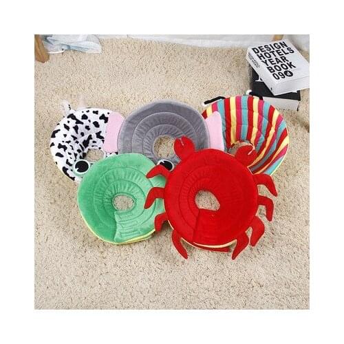 Anti-Scratch Anti-Licking Collar Protection Hood Collar For Pets Soft Cloth Cat Rabbit Dog Collars Pet Protective Headgear