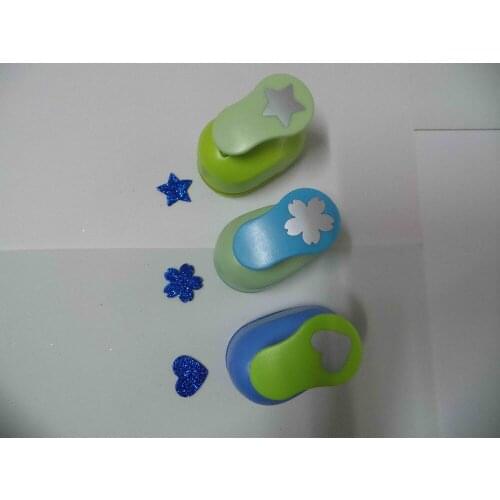 3pcs(2.5cm) sakura,heart,star shape craft punch set Punch Craft Scrapbooking school Paper Puncher eva hole punch free shipping
