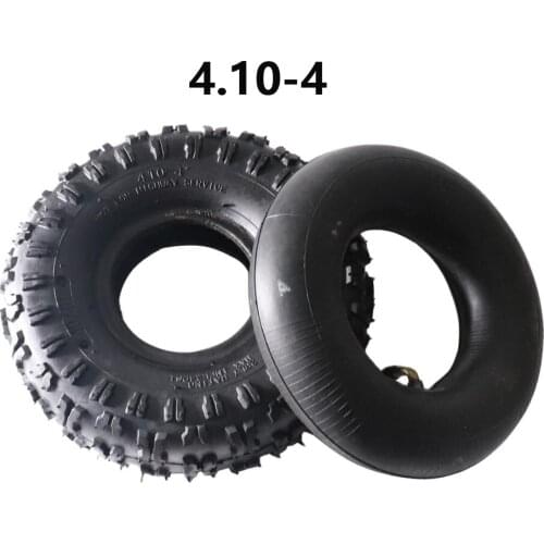4.10/3.50-4 410/350-4 ATV Quad Go Kart 47cc 49cc Chunky 4.10-4 Tire inner tube Fit All Models 3.50-4 4" tire
