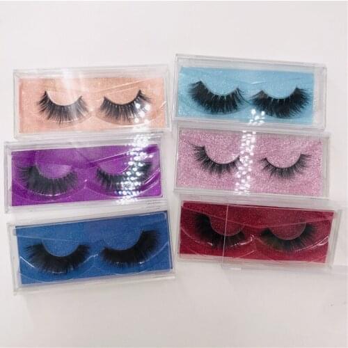 6 Pairs/Lot Mink 3D Eyelashes Natural Long Popular Lashes Custom Clear Package Eye Lashes