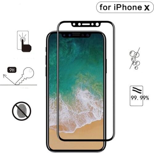 9H 3D Cold Carving Curved Surface Full Coverage Glass Front Film For iPhone X XS XSMAX 11 11PRO Screen Protector Tempered Glass