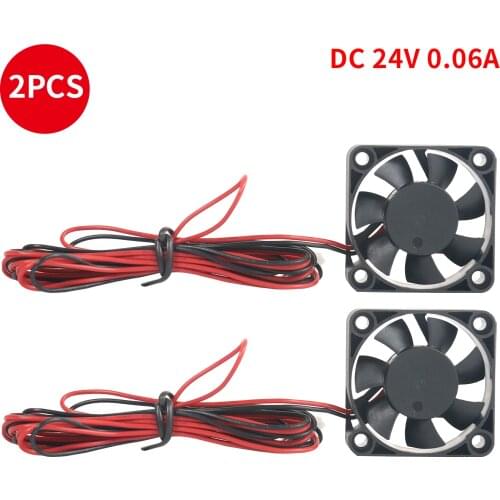 Aibecy 1/2pcs Brushless Cooling Fan 3D Printer Parts 40*40*10mm with Sleeve Bearing for Ender-3/Ender-3 Pro 3D Printer Extruder
