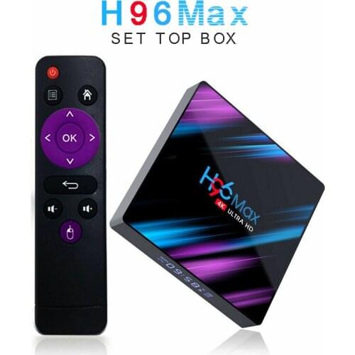 Android 9.0 2GB RAM+16GB ROM 4K HD Set Top TV Box 2.4/5Ghz Dual Band 10/100M RJ45 Ethernet Network Player With Remote Control